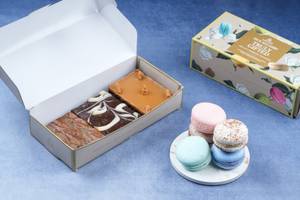 3pc Macarons + 3pc Brownies (Assorted)