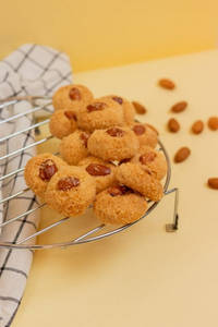 Coconut Badam Cookies.