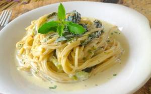 Pasta With Paneer Alfredo