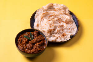 2 Parotta + Irachi Curry
