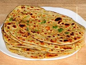 Desi Ghee Aloo Pyaj Paratha