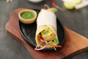 Malai Chaap Kathi Roll