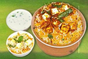 Paneer Biryani                           