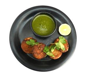 Veg Shami Kabab with green chutney (5 pcs)