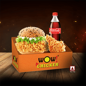 1pc Crispy Chicken Burger + 1pc Fried Chicken Classic + 1 Coke 250ML