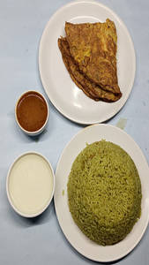 Chicken Donne Biryani +Egg Omelette [1 Egg]