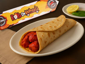 Chicken Garlic Kebab Wheat Roll