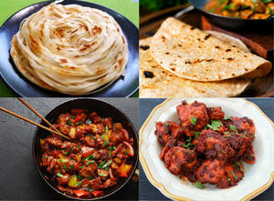 6 Parotta + 6 Chapati + Garlic Chicken + Malabari Chicken Roast