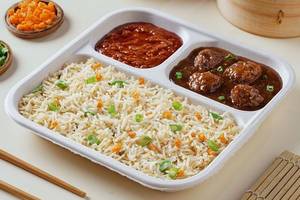 Veg Manchurian Fried Rice Lunchbox 