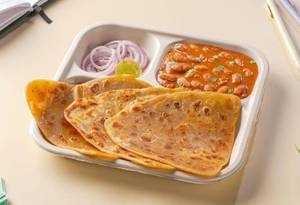 Delhi Wali Rajma With Paratha