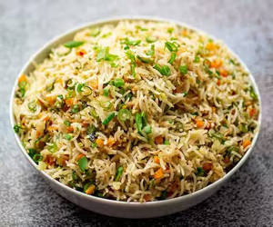 Onion Chilly Fried Rice