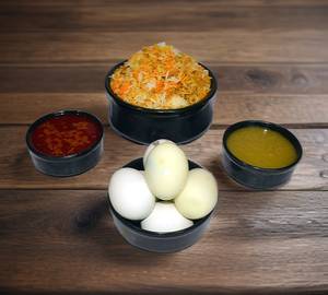 HYDERABADI EGG DUM BIRYANI ( 2 PIECES )