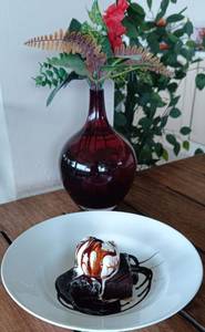 BROWNIE WITH ICE CREAM