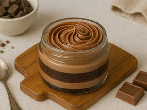 Milk Chocolate Jar Cake