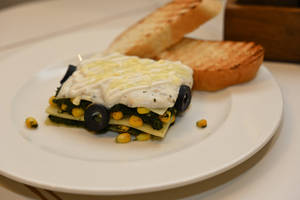 Spinach And Corn Lasagne