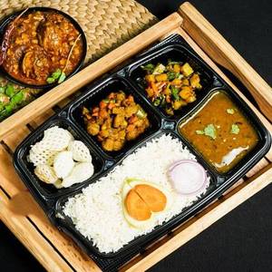 Boiled Chicken Thali