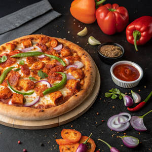 Paneer Tikka Pizza