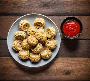 Veg Cheese Fried Momos [ 5 Piece ]