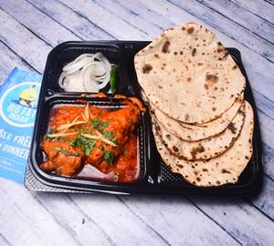 Dhaba Style Mutton With Chapati [Serves 1]