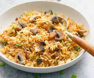 Mushroom Fried Rice