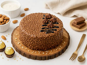 Almond Rocher Cake (500 Grams)