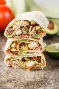 Spical Grilled Egg Chicken Wrap