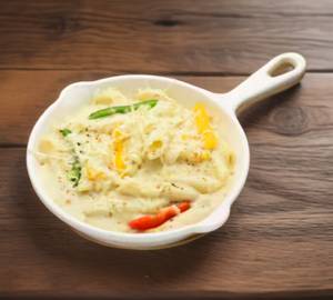 Veg Italian White Sauce Alfredo Pasta