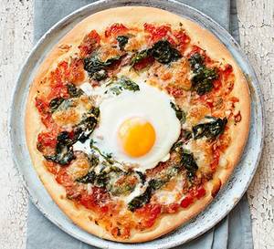 Egg Chicken Pizza