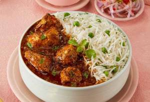 Dhaba Style Mutton With Rice