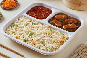 Paneer Manchurian Fried Rice Lunchbox