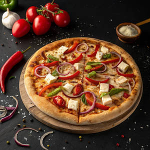 Bunny's Fiery Paneer Pizza