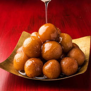 Small Red Gulab Jamun (desi Ghee)