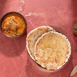Plain Uttapam (2) + Mutton Curry