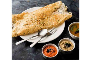Garlic Roast Dosa With Cheese