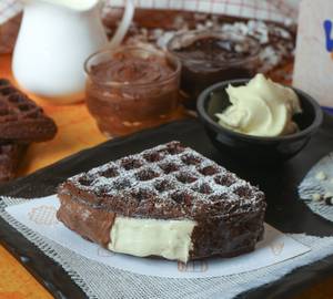 Triple Chocolate Waffle