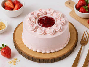 Strawberry Cake (500 Grams)
