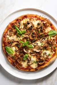 Mushroom pizza