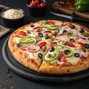 Veggie Toptop Pizza