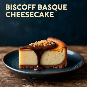 MILK CHOCOLATE BASQUE CHEESE CAKE