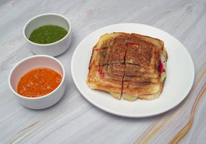 Cheese Masala Toast Sandwich
