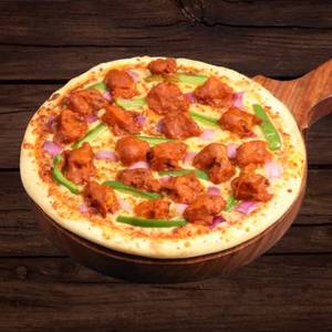 Butter chicken pizza.