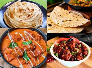 6 Parotta + 6 Chapati + Butter Chicken + Chilli Chicken