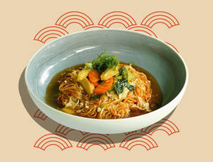 Pan Fried Noodles Veg