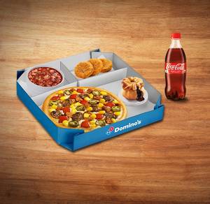 5 Course Meal: Veg Loaded Pizza