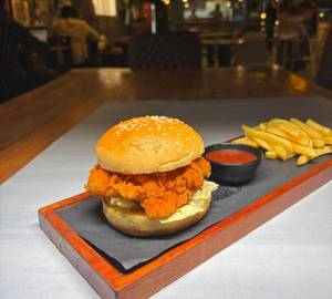 Nashville Chicken Burger + French Fries