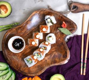 Asparagus Tempura Sushi