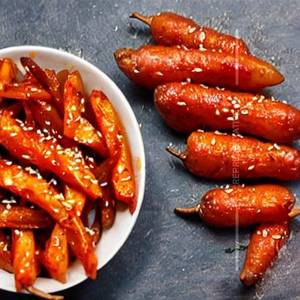 Honey chilli potato