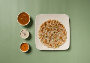 Onion Coconut Uttapam