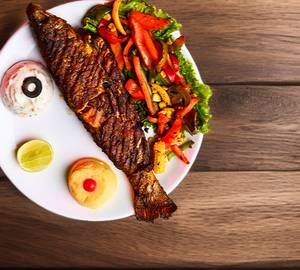Whole Grilled Trout (Spicy)