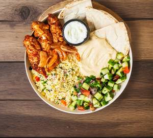 Chicken crunch shawarma [plate]